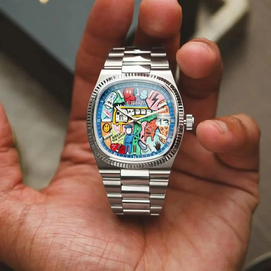 CILOA Painted Dial Quartz Watch – Waterproof 2025 Edition