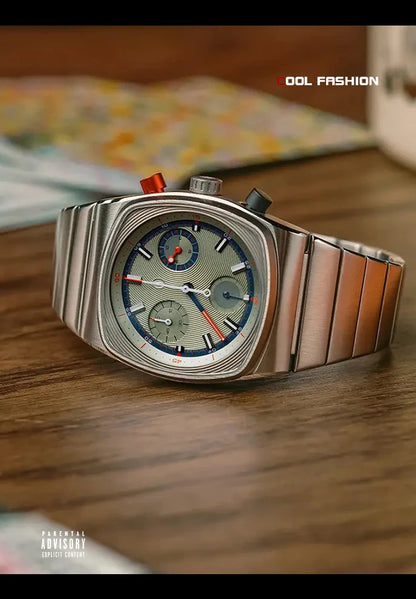 CILOA Emerald Square – Men’s Sport Quartz Watch (2025 Edition)