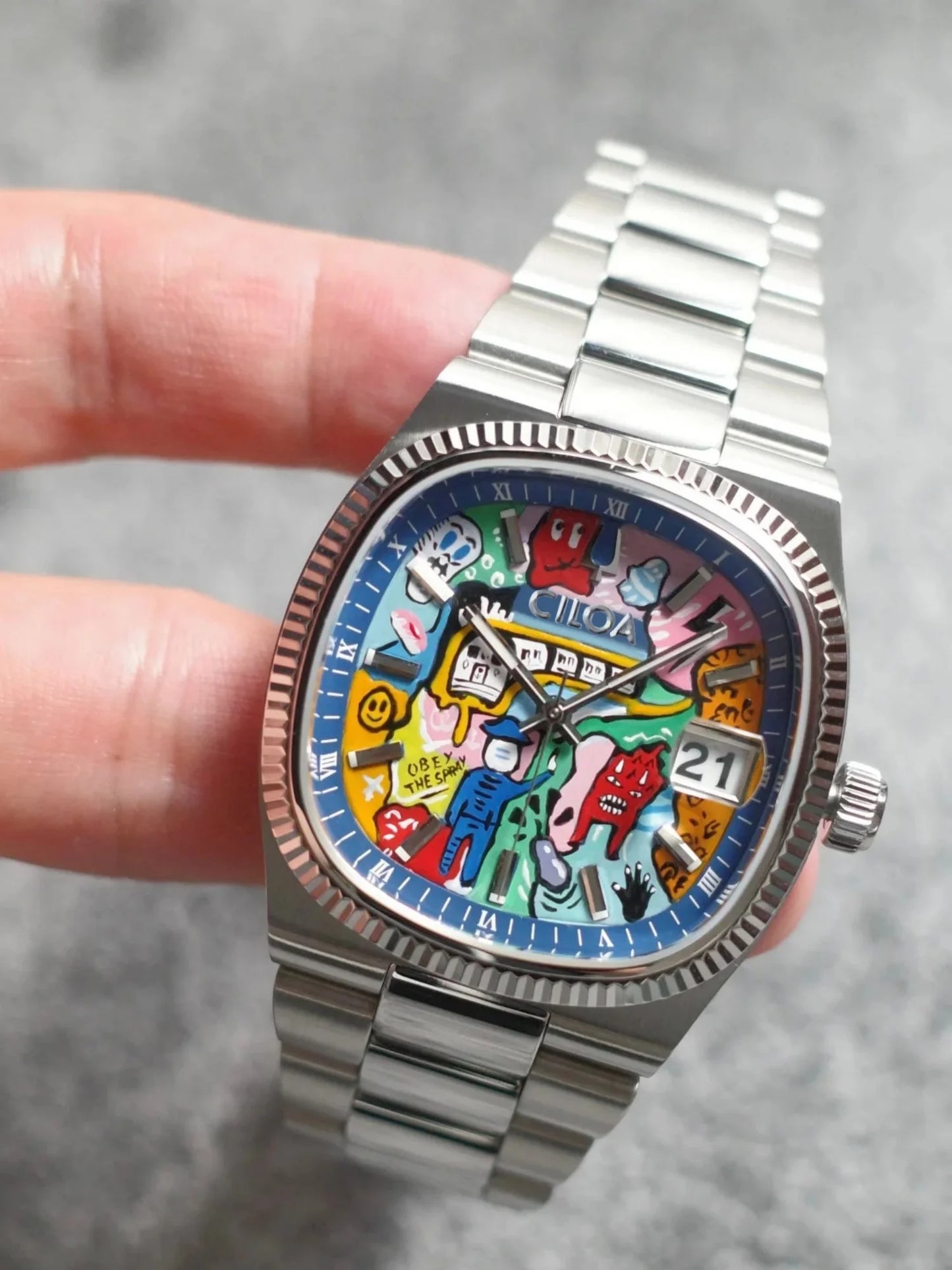 CILOA Painted Dial Quartz Watch – Waterproof 2025 Edition