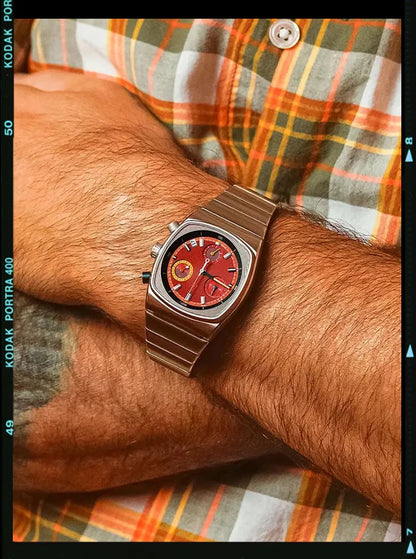 CILOA Red Square – Men’s Sport Quartz Watch (2025 Edition)
