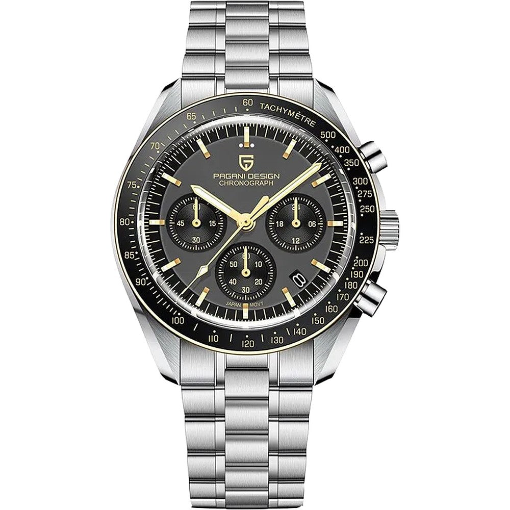 Pagani Design Classic Chronograph in Black & Gold