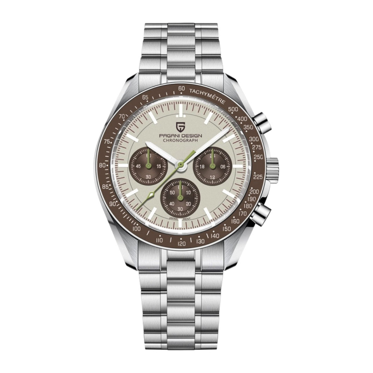 Pagani Design Classic Chronograph in Gray & Brown