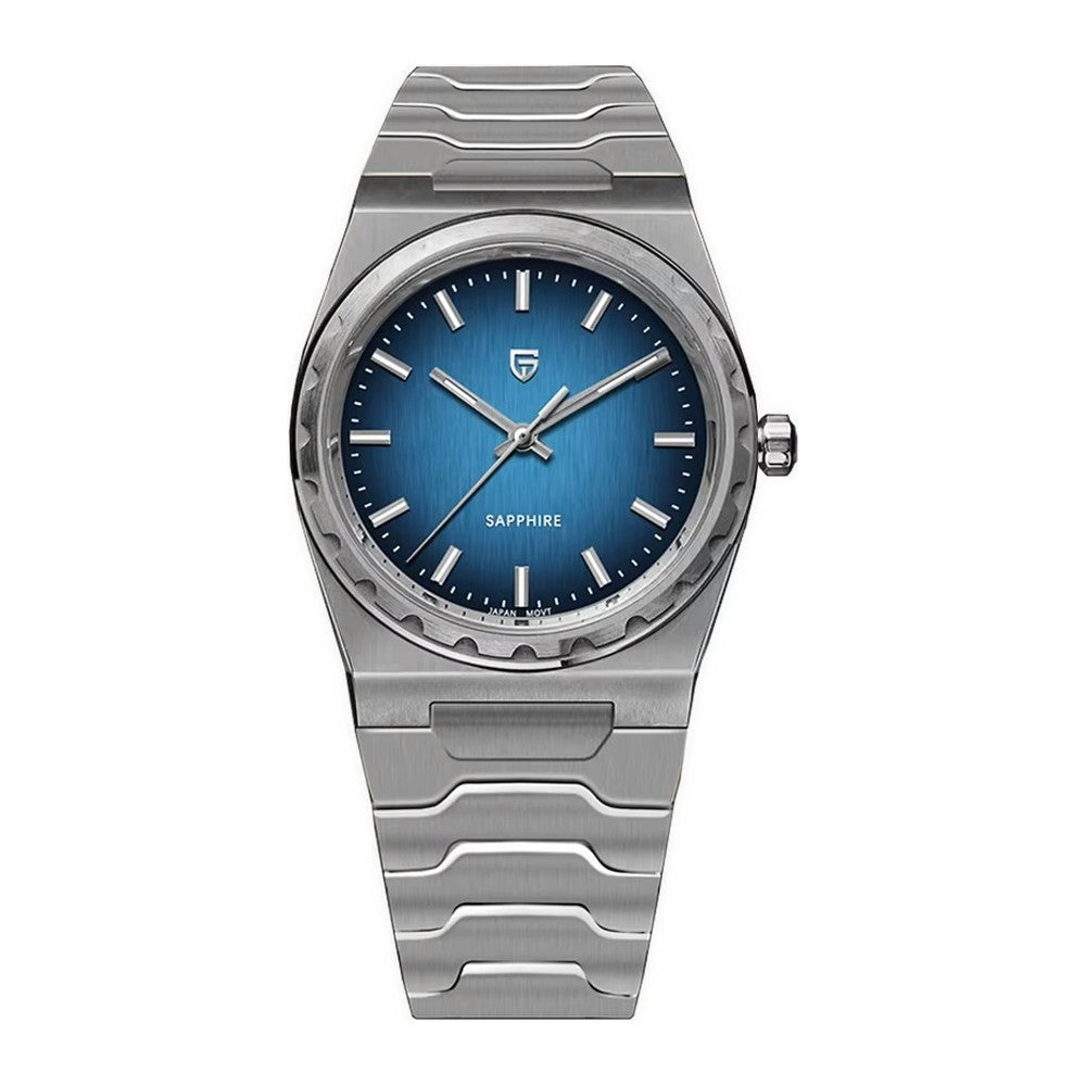 Pagani Design Faceted Bezel in Blue, Steel