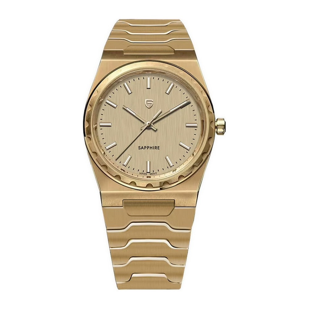 Pagani Design Faceted Bezel in Champagne, Gold Tone