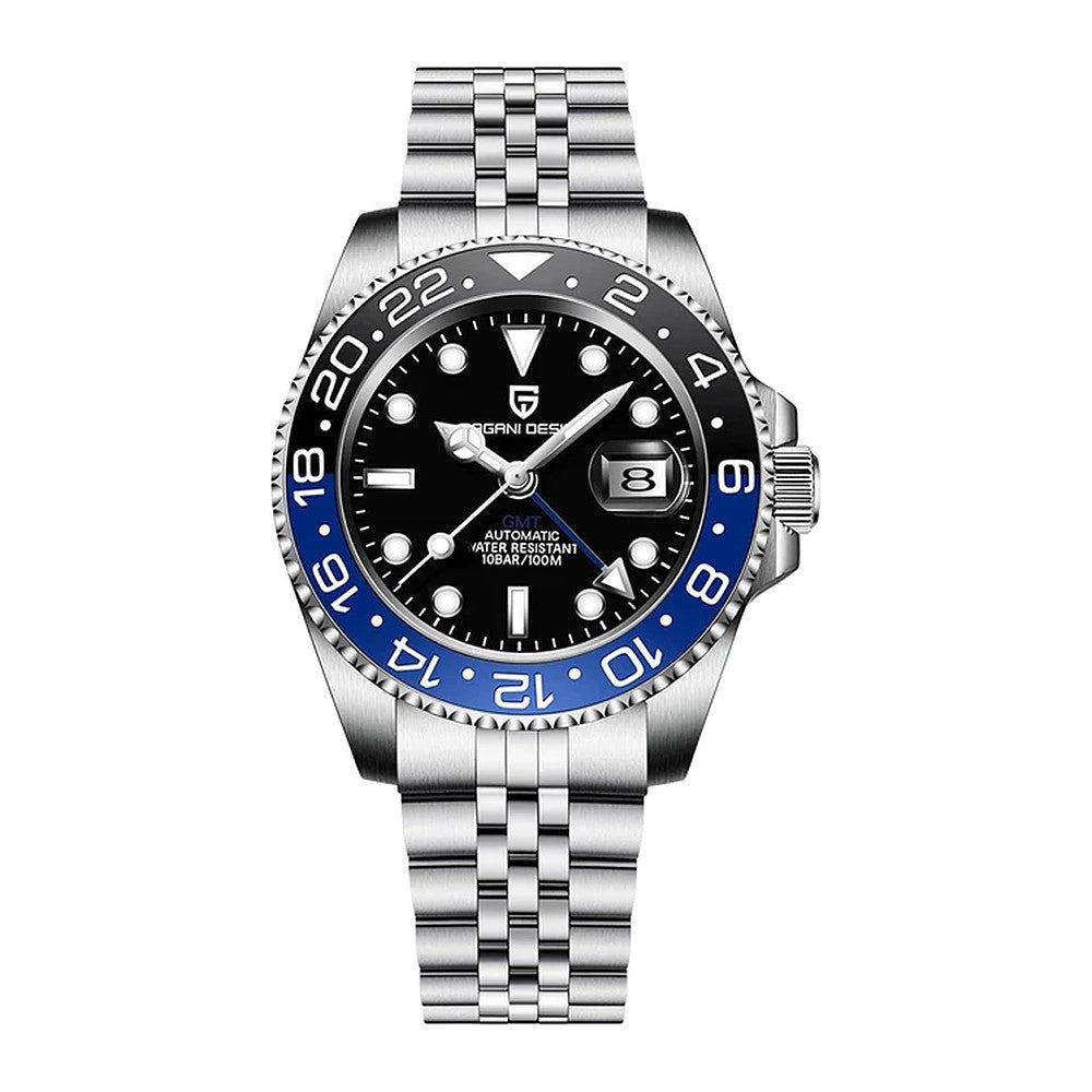 Pagani Design GMT in Blue & Black, 5-Link