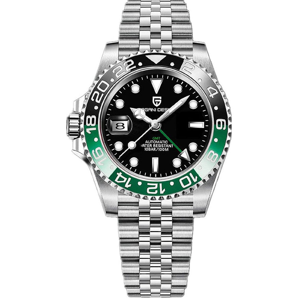 Pagani Design GMT in Green & Black, 5-Link