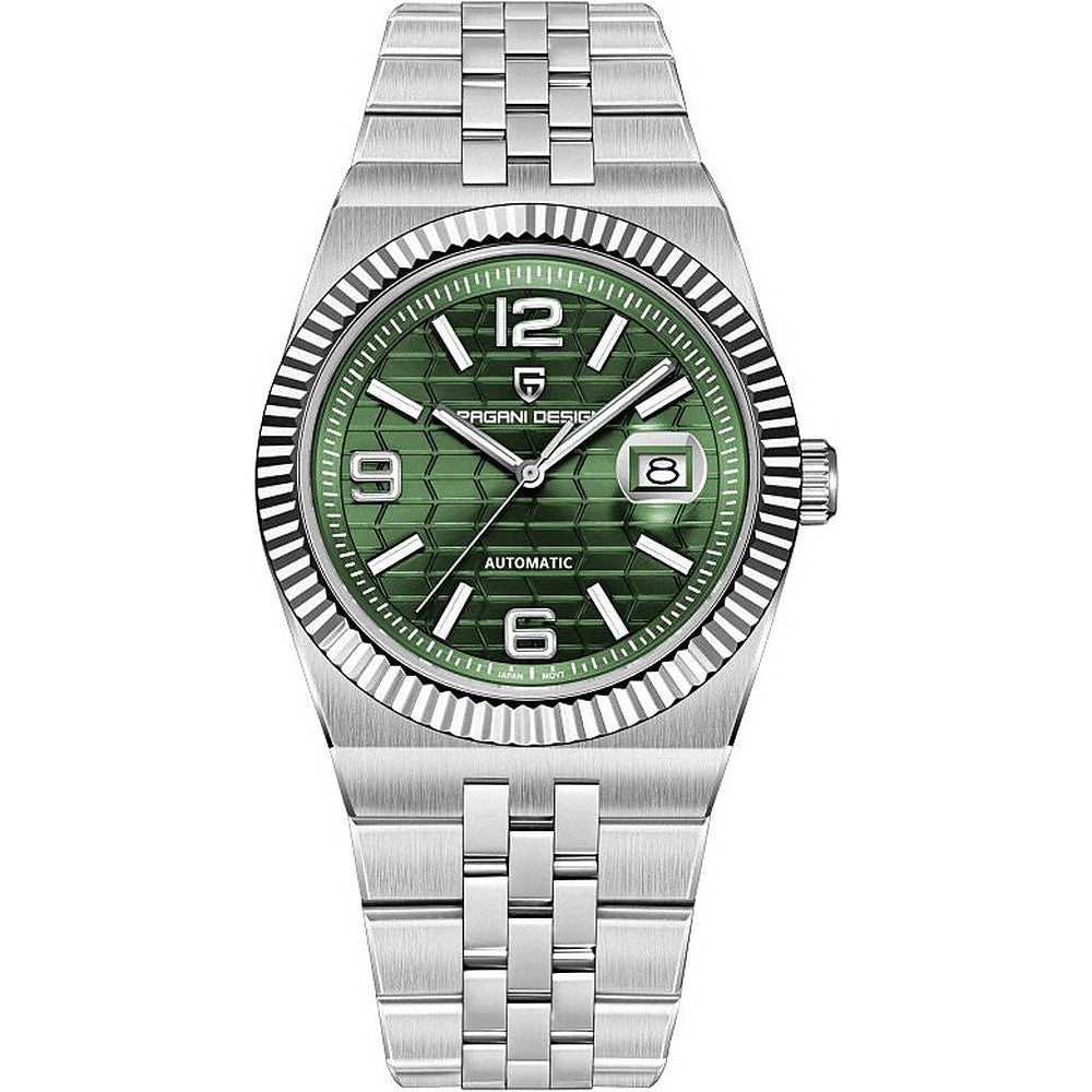 Pagani Design Textured Dial in Green, Steel