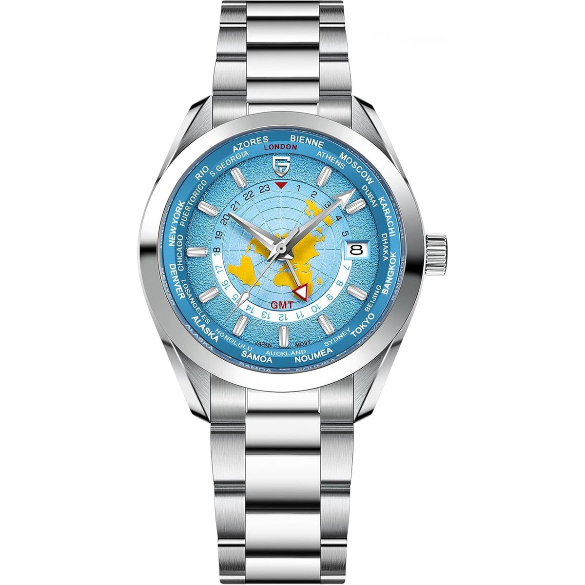 Pagani Design World Time in Light Blue